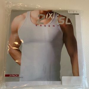2(X)IST Mens Tank, White